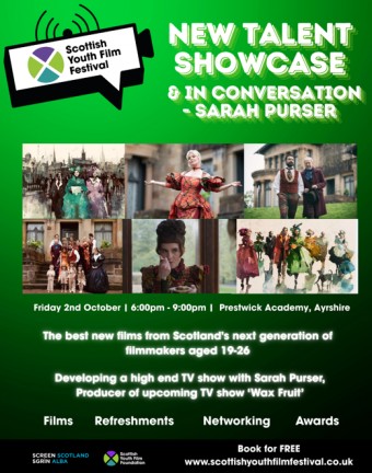 Scottish Youth Film Festival - New Talent Showcase & In Conversation - Sarah Purser